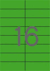APLI Etikett, 105x37 mm, színes, APLI, zöld, 320 etikett/csomag, APLI (LCA1598)