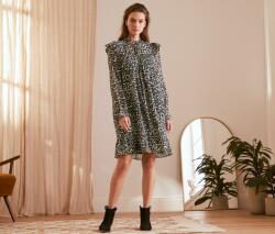 Tchibo Női nyomott mintás ruha Bézs-fekete nyomott leopárdminta 38