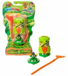 Magic Box Toys : Harcpörgettyű figurával - Jungle Raider, kétféle