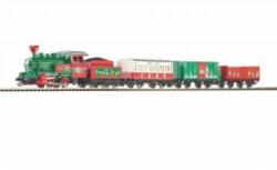 PIKO : Karácsonyi vasútmodell készlet, ágyazatos sínanyaggal