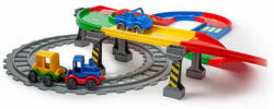 Wader : Play Tracks vasút és autópálya szett kiegészítőkkel - 3, 4 m