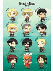 Abysse Corp Attack on Titan "Chibi characters" 91, 5x61 cm poszter (FP3749) - macropolis