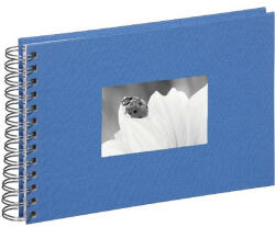 PAGNA 24x17cm fehér lapos spirálos kék fotóalbum (P1210906)