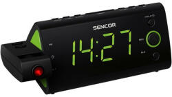 Sencor SRC 330 GN zöld rádiós ébresztőóra (35039419) - kichden