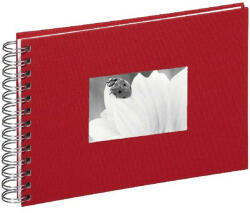 PAGNA 24x17cm fehér lapos spirálos piros fotóalbum (P1210903) - kichden
