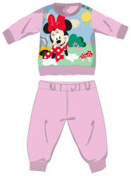  Disney Minnie egér téli vastag baba pizsama - pamut flanel pizsama - világosrózsaszín - 86