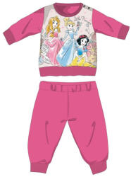  Disney Hercegnők téli pamut baba pizsama - interlock pizsama - pink - 98