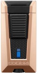 Colibri Stealth Triple hármas szúrólángos szivar öngyújtó - matt rose gold-fekete (C-LI900T27)