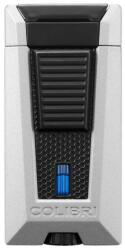 Colibri Stealth Triple hármas szúrólángos szivar öngyújtó - matt ezüst-fekete (C-LI900T26)