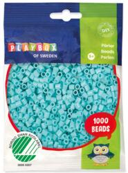 Playbox PlayBox: 5mm-es MIDI vasalható gyöngy 1000db-os pasztell türkizkék színben (2456522) - jatekshop