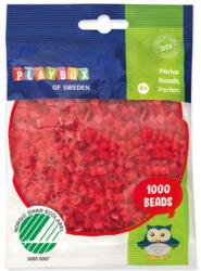 Playbox PlayBox: 5mm-es MIDI vasalható gyöngy 1000db-os piros színben (2456540) - jatekshop