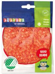 Playbox PlayBox: 5mm-es MIDI vasalható gyöngy 1000db-os narancssárga színben (2456539) - jatekshop