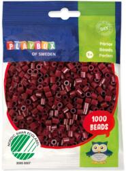 Playbox PlayBox: 5mm-es MIDI vasalható gyöngy 1000db-os bordó színben (2456560) - jatekshop