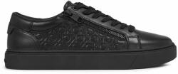 Calvin Klein Sneakers Low Top Lace Up W/Zip Mono HM0HM01188 Negru