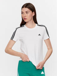 adidas Tricou Essentials Slim 3-Stripes T-Shirt GL0783 Alb Slim Fit