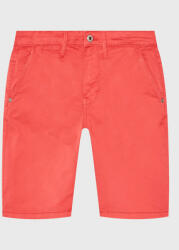 Pepe Jeans Pantalon scurți din material Blueburn Short PB800726C75 Roșu Regular Fit