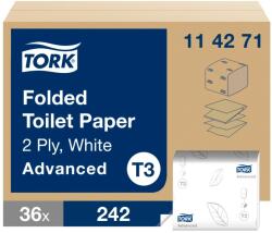 Tork Advanced Folded hajtogatott WC papír T3 2 rétegű, fehér, 35x242lap SCA114271