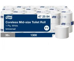 Tork belsőmag nélküli Mid-size tekercses WC papír, 1 rétegű SCA472584