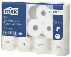 Tork Premium kistekercses WC papír, T4 3 rétegű, fehér, 96x(16 m) SCA120314