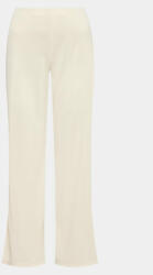 Gina Tricot Pantaloni din material Wide slit trousers 19421 Bej Regular Fit