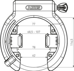 ABUS Granit XPlus 6950M patkó zár 2024 (AB61914)