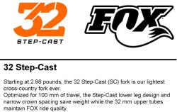 FOX 32 Float SC 100 29 Tap 44 mm Fit4 15QR teleszkóp (FOX910-20-587)