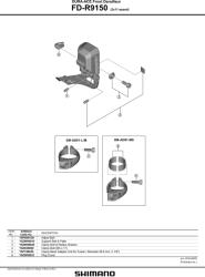 Shimano Dura Ace Di2 R9150 konzolos konzolos első váltó (IFDR9150F)