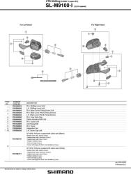 Shimano XTR M9100 Ispec EV 12sp váltókar (ISLM9100IRAP)