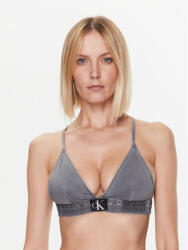 Calvin Klein Bikini partea de sus Fixed KW0KW01974 Negru Costum de baie dama