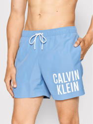 Calvin Klein Pantaloni scurți pentru înot Medium Drawstring KM0KM00701 Albastru celest Regular Fit