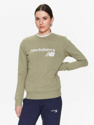 New Balance Bluză Classic Core WT03811 Verde Relaxed Fit
