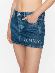 Tommy Jeans Fustă de blugi Micro DW0DW14834 Bleumarin Regular Fit