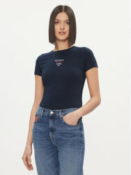 Tommy Jeans Tricou Essential DW0DW17357 Bleumarin Slim Fit