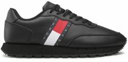 Tommy Jeans Sneakers Leather Runner Ess EM0EM00898 Negru