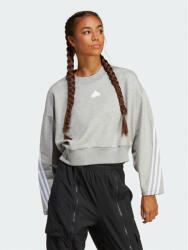 Adidas Bluză Future Icons 3-Stripes Sweatshirt IB8496 Gri Loose Fit