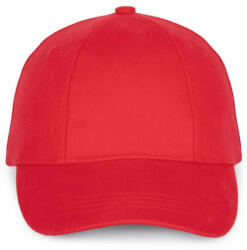 K-UP KP119 fém csatos pamut twill baseball sapka K-UP, Red-U (kp119re-u)