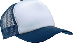 K-UP KP111 hálós baseball sapka 5 paneles K-UP, White/Navy-U (kp111wh-nv-u)
