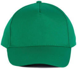 K-UP KP116 öt paneles pamut baseball sapka K-UP, Kelly Green-U (kp116kl-u)