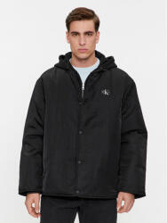 Calvin Klein Jeans Geacă Skater Hooded Jacket J30J325290 Negru Regular Fit