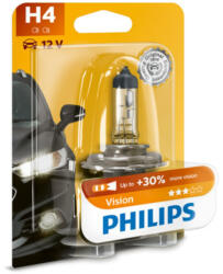 Philips Bec Far H4 P43T 60 55W 12V Vision (Blister) Philips (12342PRB1)