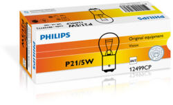 Philips Set 10 Becuri Frana P21 5W 12V Philips (12499CP)
