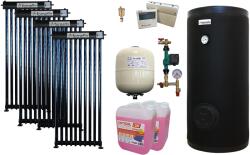 Fornello Pachet sistem solar presurizat, panou Fornello 40 Tuburi Heat Pipe, Boiler cu 2 serpentine Fornello SOL 300 LT 2S, controller, vas expansiune, grup pompare, aerisitor 1/2, antigel (4x10TUB-3002S)