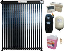 Fornello Pachet Panou solar presurizat cu tuburi vidate Heat Pipe Fornello 20 tuburi, destinat producerii de apa calda menajera, controller, vas expansiune, grup pompare, aerisitor 1/2, antigel (PA-hp20tub)