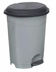 Üçtem-Plas Szemetes kuka pedálos műanyag 12 literes szürke UP126P (UP126P)