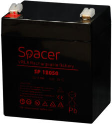 SPACER ACUMULATOR UPS SPACER 12V / 5Ah, dimensiuni: 90x70x101mm, inaltime+terminal: 107mm, terminal F2(T2), "SP-BAT-12V5AH" (timbru verde 0.5 lei) (SP-BAT-12V5AH)