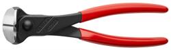KNIPEX 68 01 200 EAN Homlokcsípőfogók műanyaggal bevonva feketére foszfátozott 200mm (68 01 200 EAN)