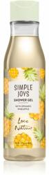 Oriflame Love Nature Simple Joys Gel de duș energizant Organic Pineapple 250 ml
