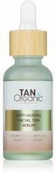 TanOrganic The Skincare Tan ser autobronzant pentru fata cu efect antirid 30 ml