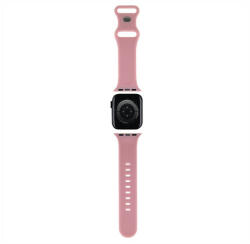 Hello Kitty Liquid Silicone Kitty Head Logo Apple watch szíj, 38/40mm, rózsaszín (HKAWMSCHBLP) - speedshop