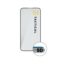 TACTICAL Glass Shield 5D Apple iPhone 15 Plus / iPhone 16 Plus kijelzővédő üvegfólia, fekete - speedshop